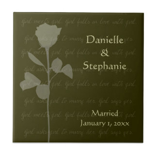 Meisje ontmoet Meisje Tegeltje