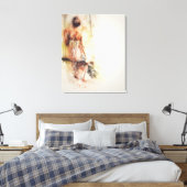 meisje op de schommel canvas afdruk (Insitu (Slaapkamer))