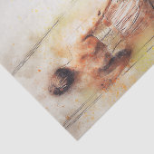 Meisje op een zingertje tissuepapier (Detail)