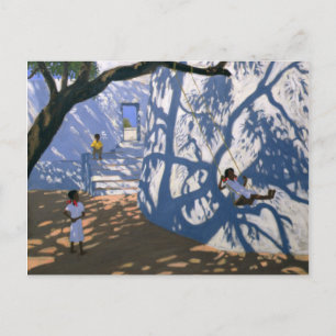 Meisje op een Zuid-India 2000 Briefkaart