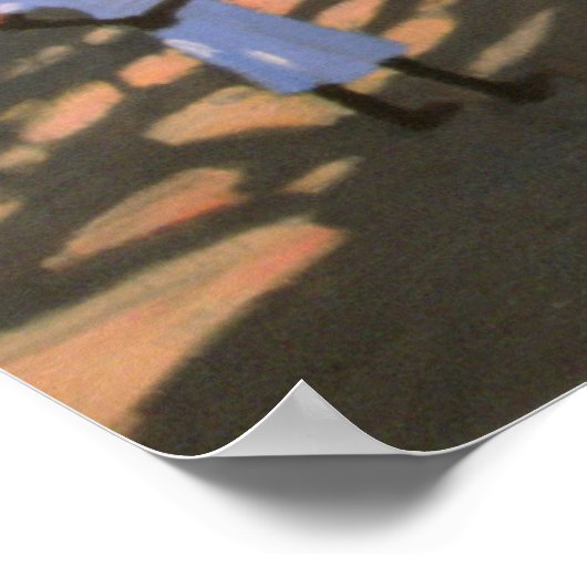 Meisje op een Zuid-India 2000 Poster (Hoek)