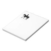 Meisje op paard notitieblok (Gedraaid)