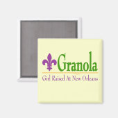 Meisje opgegroeid in New Orleans Magneet (Voorkant / Achterkant)