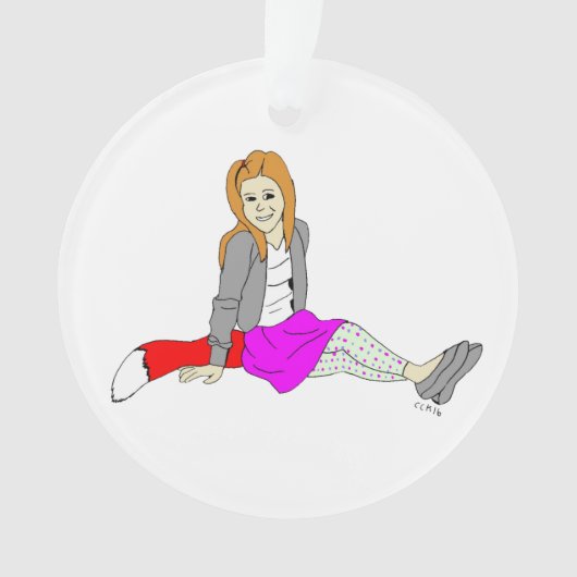 meisje ornament (voorkant)