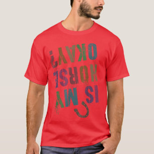 Meisje Paardrijdster IS MIJN PAARD OKÉ Equestrian T-shirt