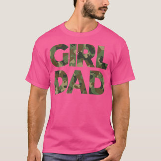 Meisje Pap Camo voor Mannen Papa van Meisje overtr T-shirt