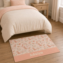 Meisje Perzik Western Cowgirl Shabby Chic Monogram