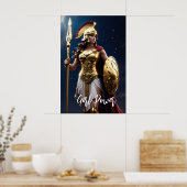 Meisje Power! Athena Poster (Keuken)