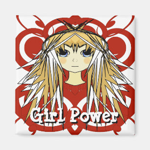 Meisje Power Magnet Magneet