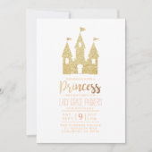 Meisje Prinses Verjaardag | Themafeestje Kaart (Voorkant)