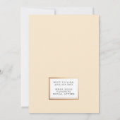 Meisje Prinses Verjaardag | Themafeestje Kaart (Achterkant)