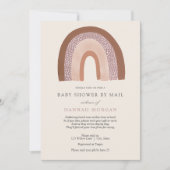 Meisje Rainbow Baby shower per Mail uitnodiging (Voorkant)