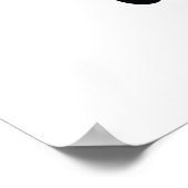 Meisje Recycling Pizza Box Fun Eco-vriendelijk Poster (Hoek)