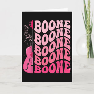 Meisje Retro Boone Groovy Bloem Eerste Naam Persoo Kaart