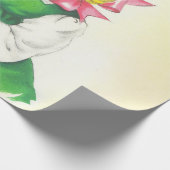 Meisje Retro Schattige Cadeaupapier (Hoek)