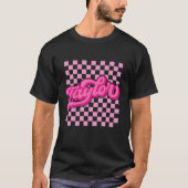 Meisje Retro TAYLOR Voornaam Gepersonaliseerde Gro T-shirt (Voorkant)