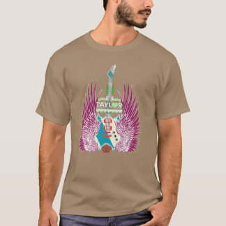 Meisje Retroaylor Voornaam Persoonlijke Groov vrie T-shirt