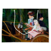 Meisje Riding a Carriage, Mary Cassatt Groot Cadeauzakje (Voorkant)