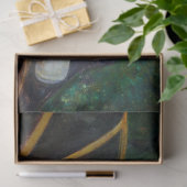 Meisje Riding a Carriage, Mary Cassatt Tissuepapier (Geschenk)