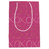  Meisje Roze Goud Glam XOXO Medium Cadeauzakje (Voorkant)