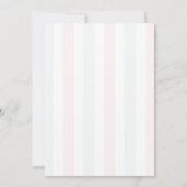 Meisje roze ijs verjaardag kaart (Achterkant)