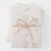 Meisje Roze Prinses Ballerina Verjaardagsfeest Inpakpapier Vel (In situ)