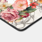  Meisje  Roze Rozen Bureaumat (Hoek)