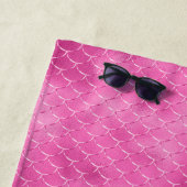  Meisje Roze Zeemeermin Strandlaken (In situ)