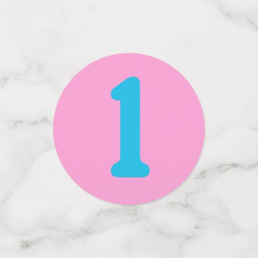 Meisje Rubber Duck Gepersonaliseerde Verjaardag Co Confetti (Kleine voorkant)