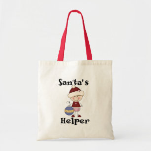 Meisje Santa's Helper T-shirts en geschenken Tote Bag