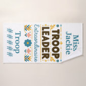 Meisje Scouting Troop Leader Buitengewone Handdoek (Badhanddoek)