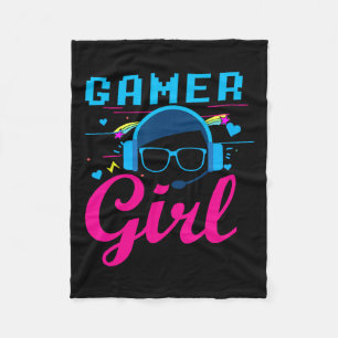 Meisje Shirt Video Game Gifts Voor Vrouwen Gaming Fleece Deken
