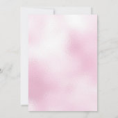 Meisje Sip and See Cotton Snoep Baby shower Kaart (Achterkant)