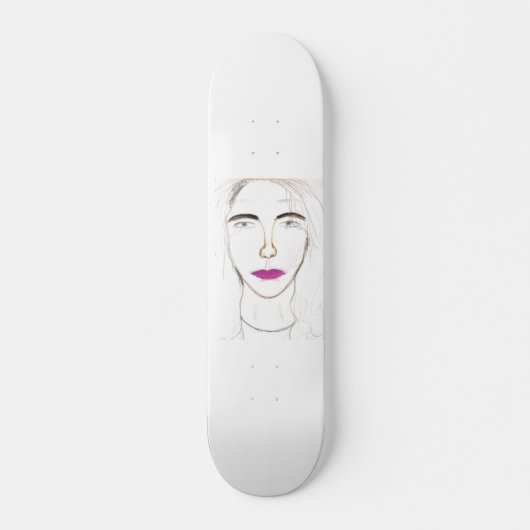 meisje skateboard (Voorkant)