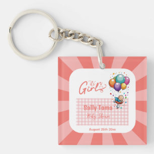 meisje sleutelhanger