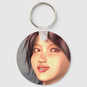 meisje sleutelhanger