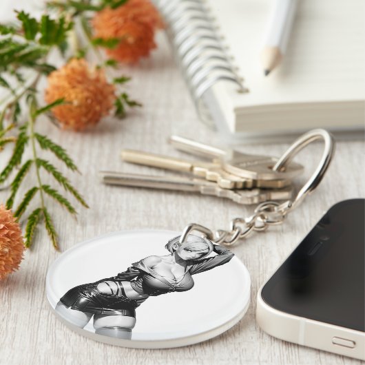 Meisje Sleutelhanger (Voorkant Rechts)