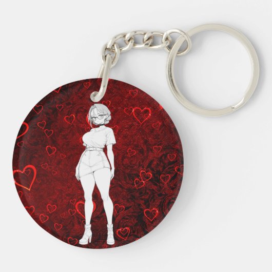 Meisje Sleutelhanger (Achterkant)