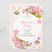 Meisje Spa Party Uitnodiging (Voorkant / Achterkant)