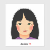 Meisje Sticker (Vel)