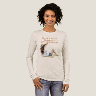 Meisje Stille T-shirt