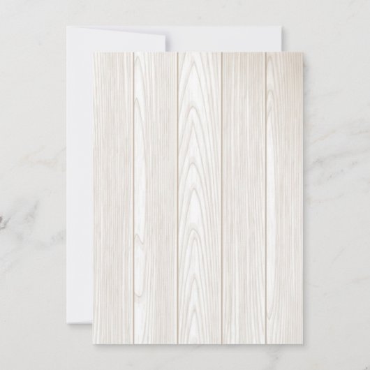 Meisje Sweet Woodland Baby shower per post Kaart (Achterkant)