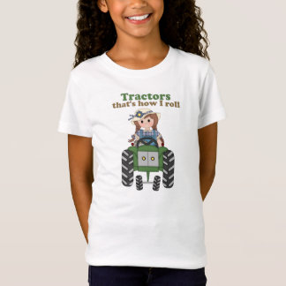 Meisje Tractor Roll T-shirt
