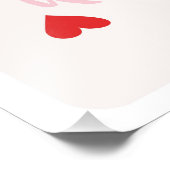 Meisje, trendy poster (Hoek)