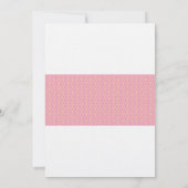 Meisje tweeling Damask doop uitnodiging (Achterkant)