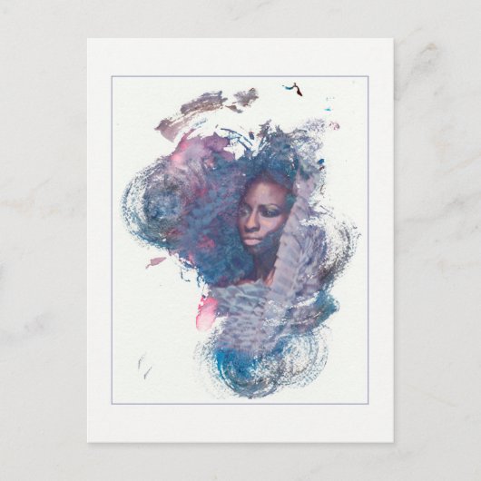 Meisje uit Afrika Briefkaart (Voorkant)