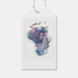 Meisje uit Afrika Cadeaulabel