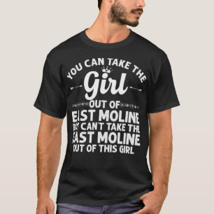 Meisje uit de OOSTEN MOLINE IL ILLINOIS Gift Funny T-shirt