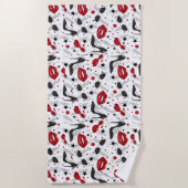 Meisje uit de stad strandlaken (Voorkant)