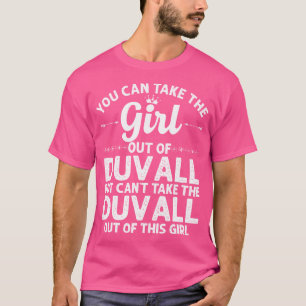 Meisje uit Duvall was Washington Gift Funny Home R T-shirt